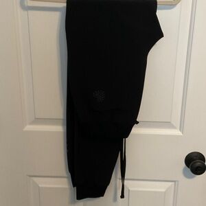 Black Drawstring Jogger Scrubpants